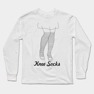 Knee Socks Long Sleeve T-Shirt